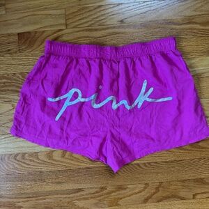 Victoria’s Secret PINK micro mini shorts boxers with PINK on the bum size medium